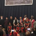 Kids after demo with Officials
